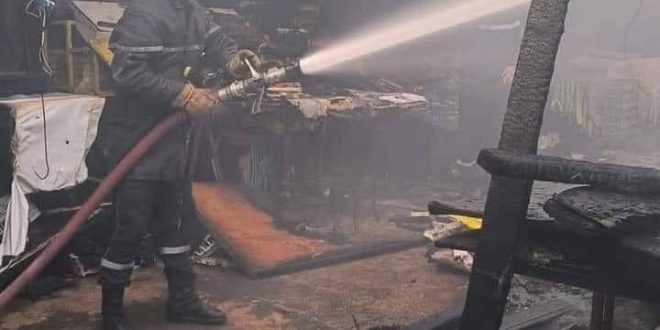 Incendie au marché couvert de Médina j’dida, pas de victimes