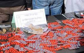 Biskra: saisie de plus de 33.000 comprimés psychotropes et arrestation de 5 individus